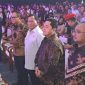 FORMAL: Momen sejumlah pejabat negara bersama capres nomor urut dua Prabowo Subianto saat hadiri acara Natal yang digelar Kementerian BUMN. Senin, (15/012023). (ist/TELITI.ID) 