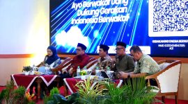 KHIDMAT: Badan Wakaf Indonesia (BWI) gelar sosialisasi di Aula I Pondok Pesantren (Ponpes) Nurul Jadid, Paiton, Probolinggo, Rabu (16/10). (PONIRIN MIKA/TELITI) 